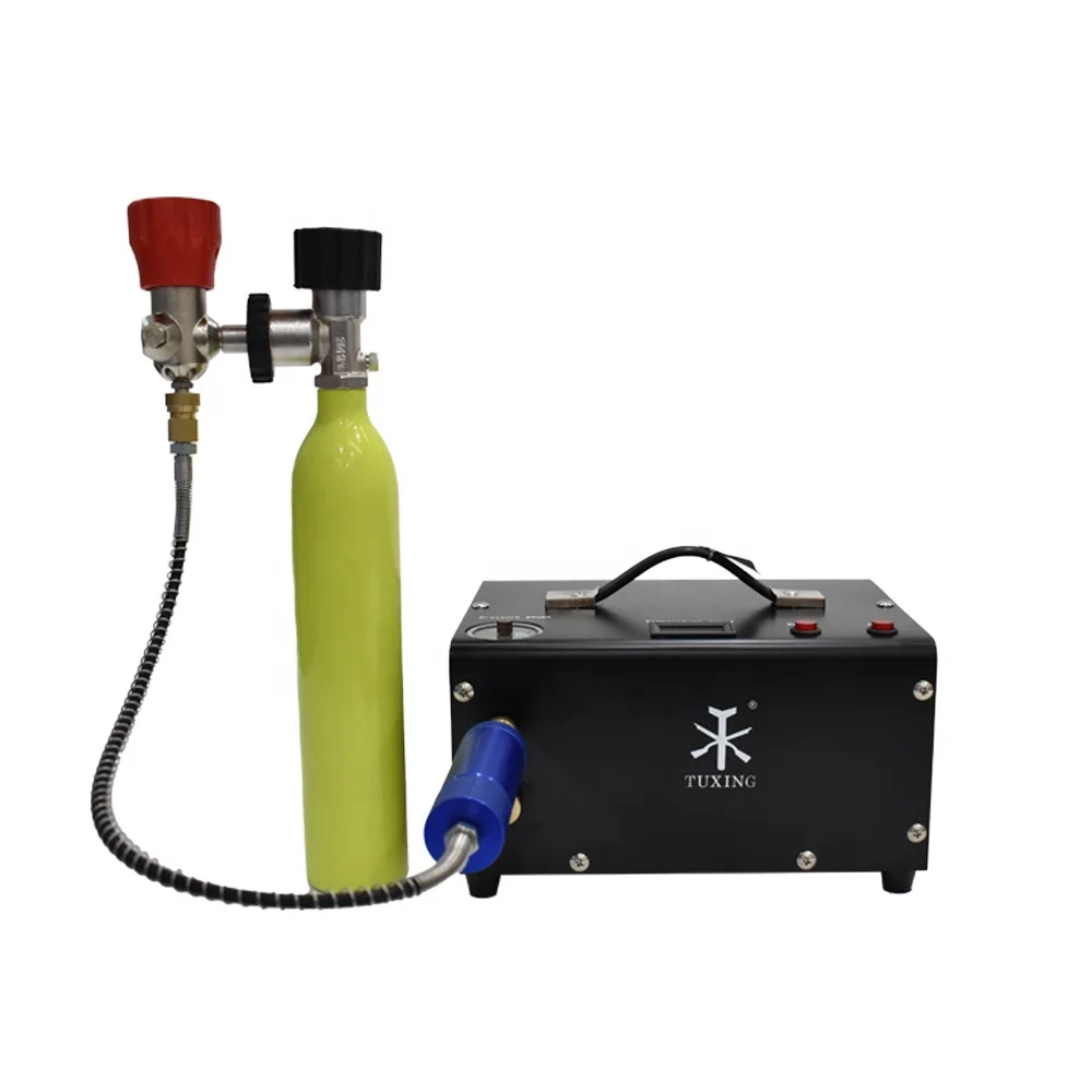 

Заводской OEM 30 МПа/4500 фунтов на квадратный дюйм/300 бар с автоматическим отключением, встроенный вентилятор, охлаждение на открытом воздухе, безмасляный охотничий PCP, воздушный компрессор постоянного тока 12 В