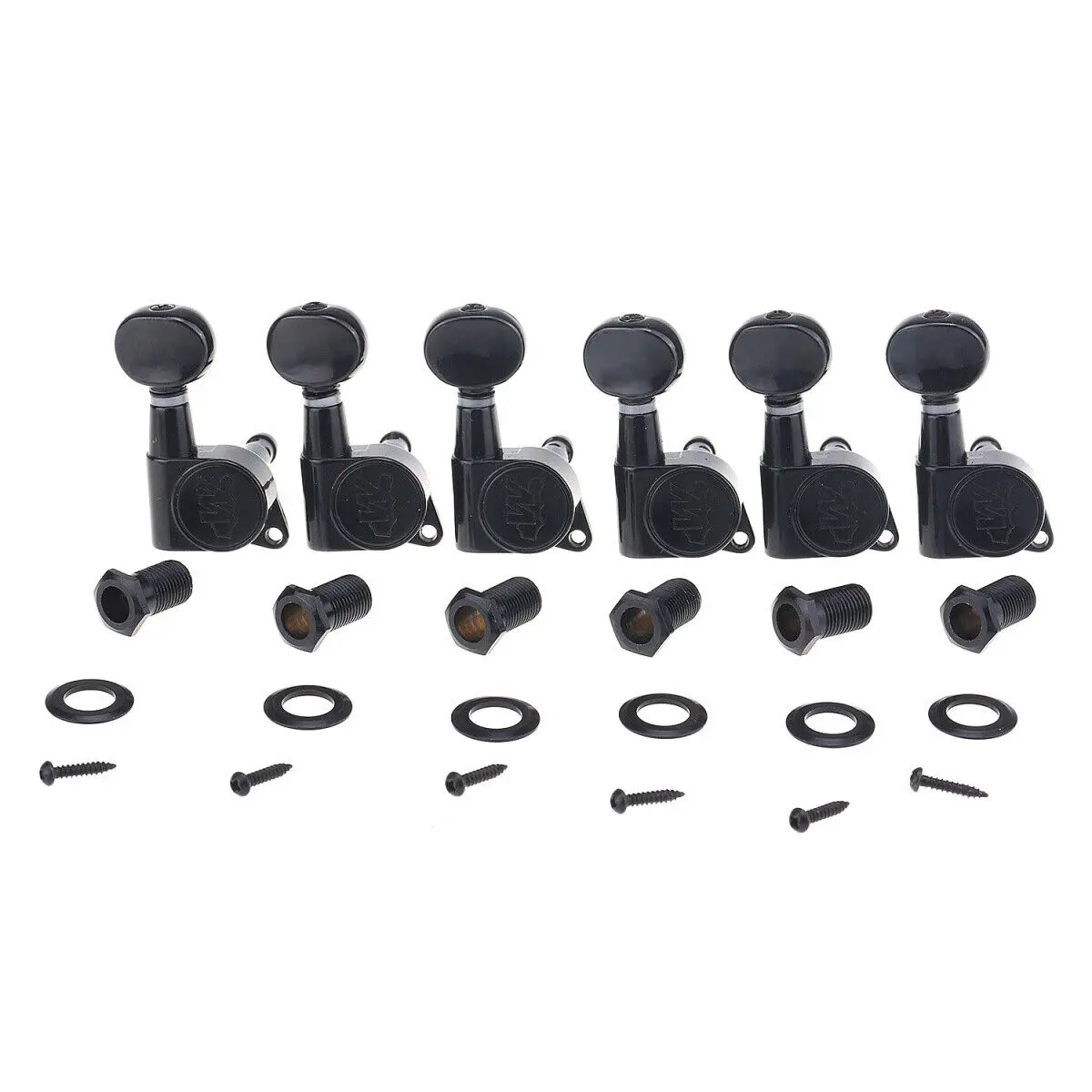 

Wilkinson Black 6 Inline Guitar Machine Head Tuning for Fd ST Guitar