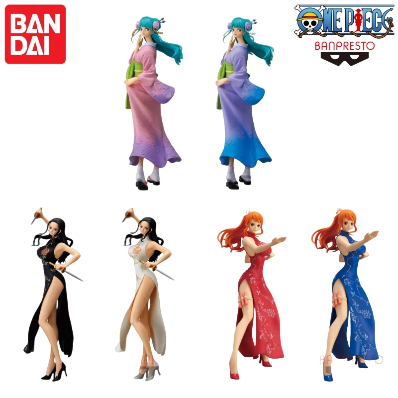 

In Stock Bandai Banpresto Original One Piece Glitter Glamours Kozuki Hiyori Nami Robin Model Doll Brand New Boxed Action Figure