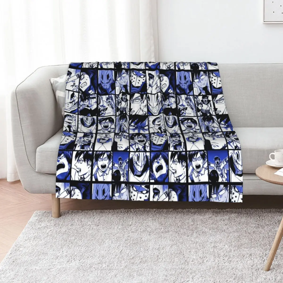 

Iida hero - MHA collage manga panels Throw Blanket Soft Big Fashion Sofas Sofa Throw for sofa Blankets