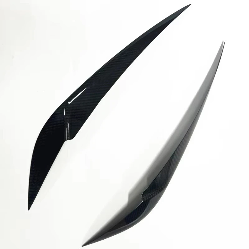 Dry Carbon Fiber For BMW G80 M3 G82 G83 M4 G22 G23 G26 I4 Car Eyelid Front Headlight Eyebrow Cover Eye Lid Trim Body Kit