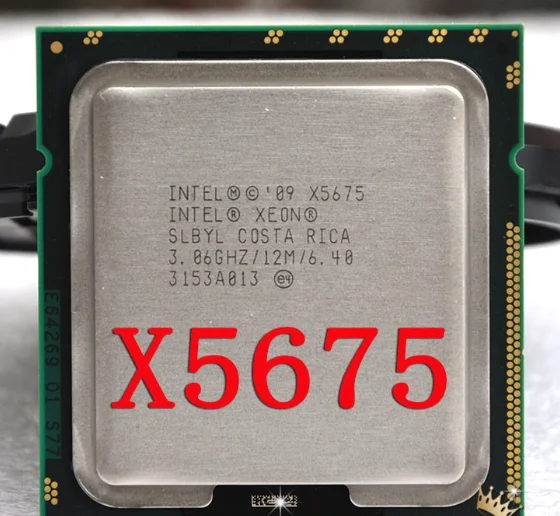 

For Xeon X5675 3.06G/12M six-core 12-thread CPU
