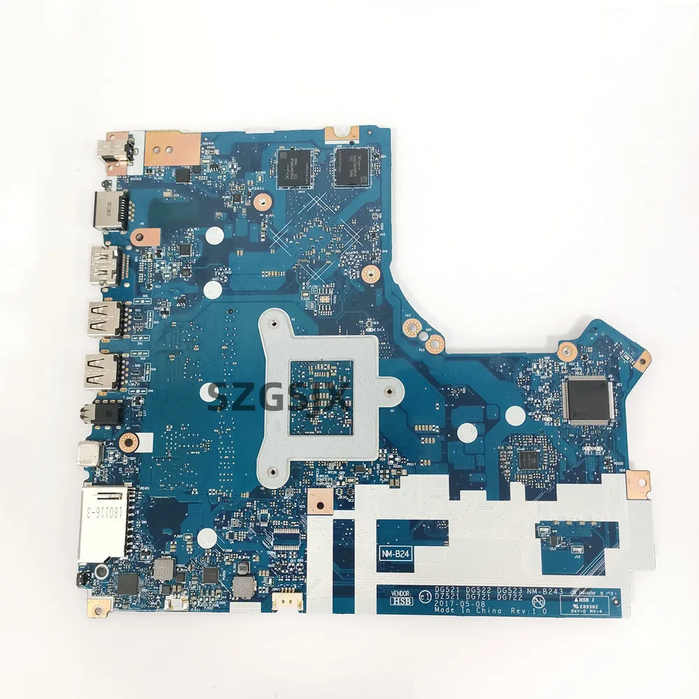 FOR Lenovo Ideapad 320-17IKB  Laptop Motherboard  NM-B243,  CPU I3-7100U  I5-7200U I7-7500U GT940MX 4GB-RAM