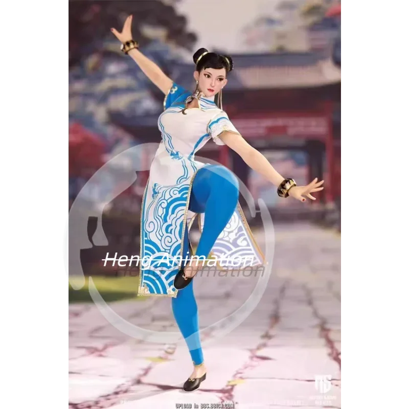 

1/6 Female Fighter Chun-Li Plastic Action Figure Street Fighter Reissue MS-008A MS-011