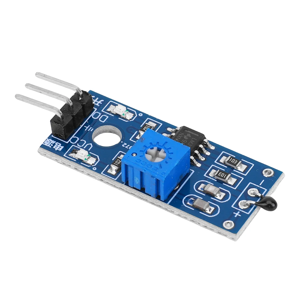 Módulo sensor de temperatura termistor, interruptor de controle de temperatura de alta sensibilidade, módulo de sensor térmico ntc para arduino, kit diy