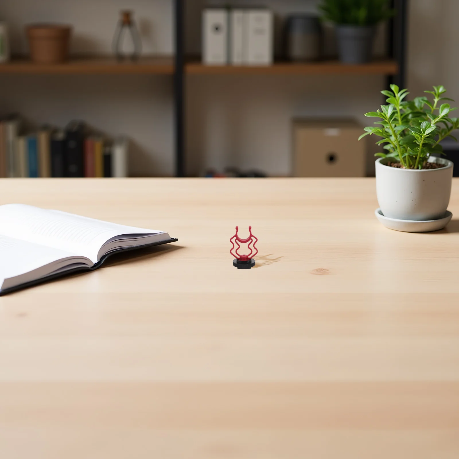 

Microphone Stand 17-20Mm Adjustable Clamp For - Reduces Noise Lightweight Design For Indoor Outdoor Interviews