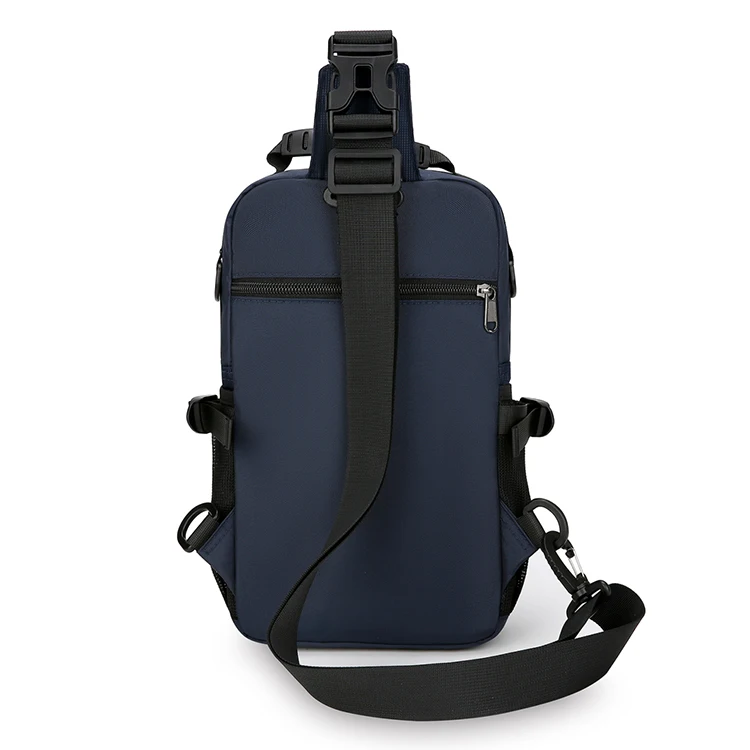 Neutral Functional Fashionable Crossbody Bag - Chest Bag, Single Shoulder, Adjustable Shoulder Strap, Perfect for Travel and Dai