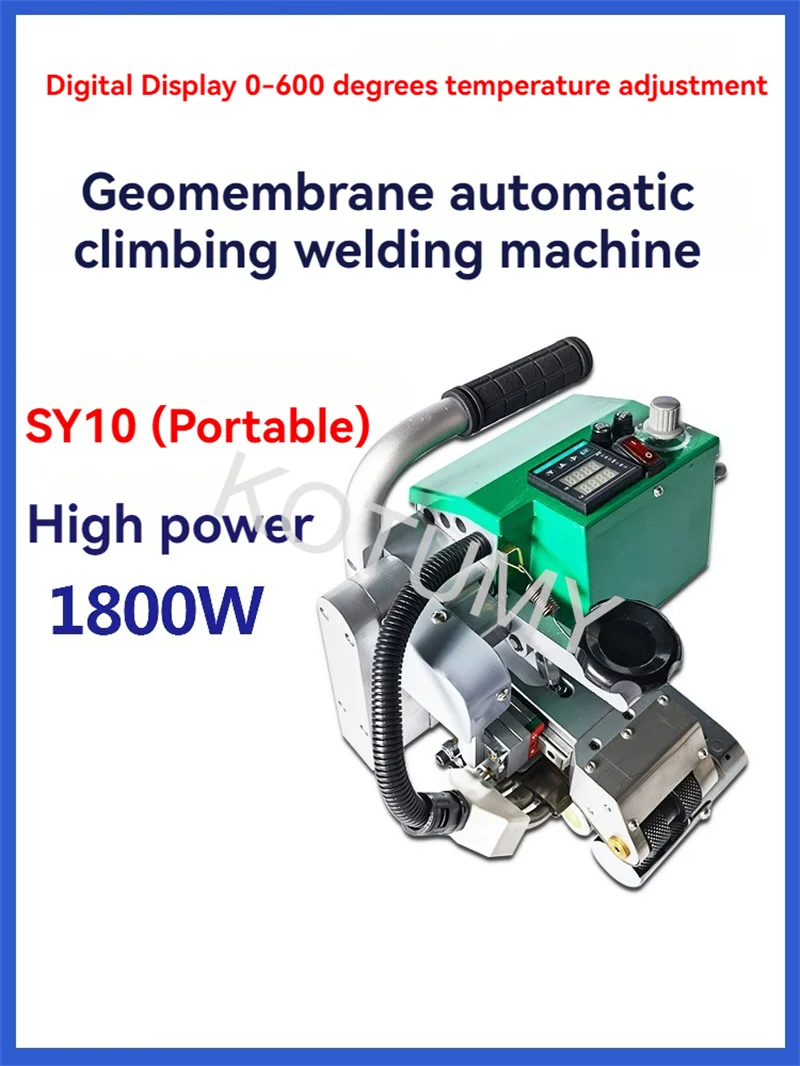 220V Geomembrane HDPE Hot Wedge Liner Welder Portable Electric Welding Machine Portable Plastic Welder 1800W