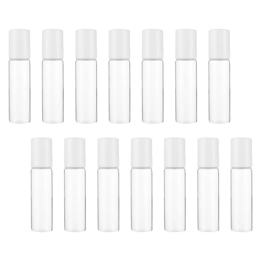 15 Buah Botol Bola Rol Kaca Botol Penyimpanan Parfum Minyak Esensial Perjalanan Dapat Digunakan Kembali Anti Bocor Botol Rol Lotion