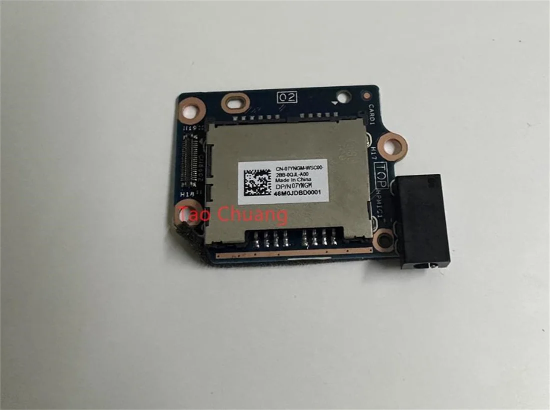 PARA Dell XPS 9700 9710 9720 9730 5750 5760 5770 Placa de áudio do leitor de cartão 18B97-1 07YNGM