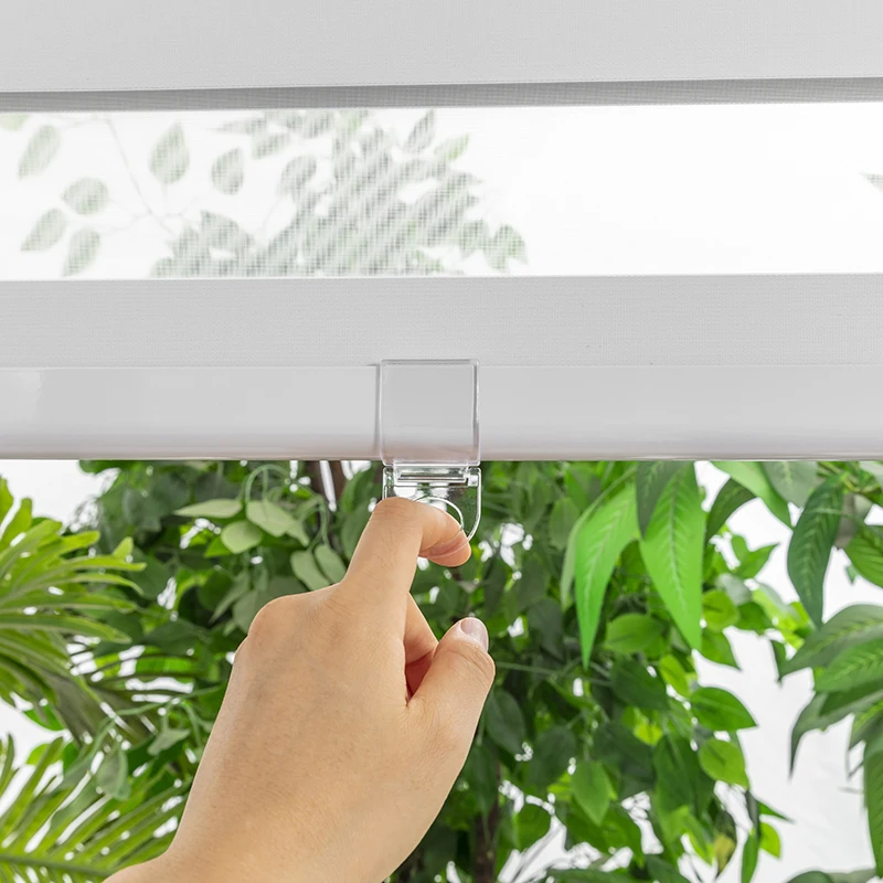 Cordless Child Safety Chainless Manual Wand Components System Control Window Cordless Zebra Roller Blinds