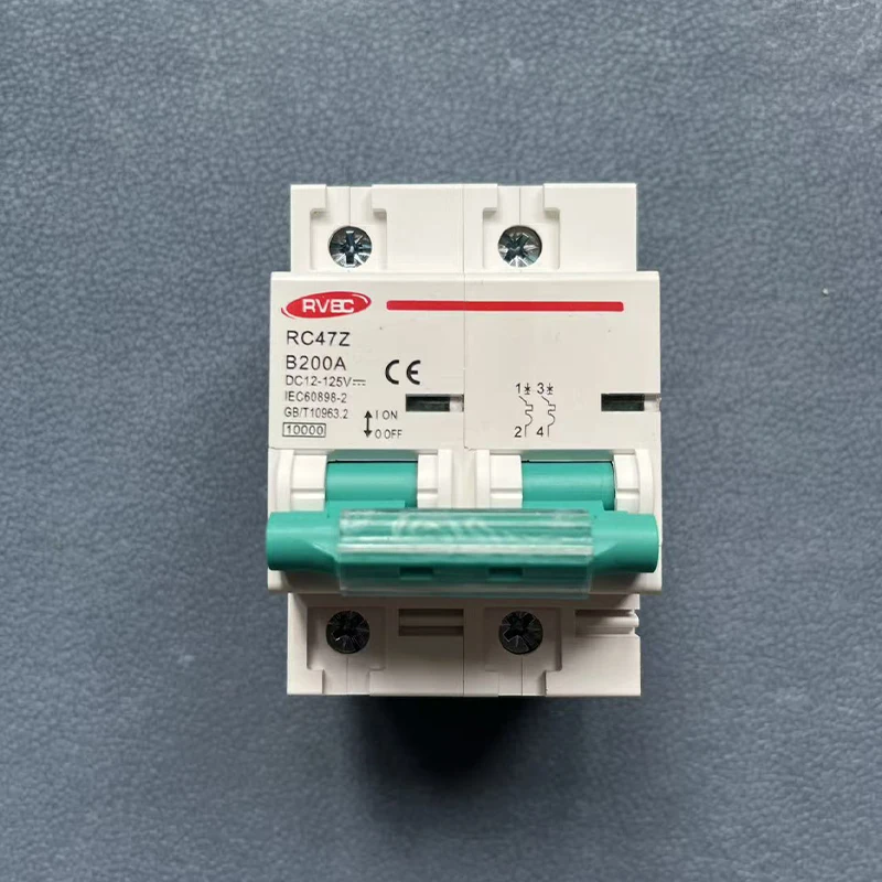 2-pole 12-125V 80A-250A DC Circuit Fuse Switch Suitable for Photovoltaic Solar System Circuit RV Yacht Golf Cart Battery System