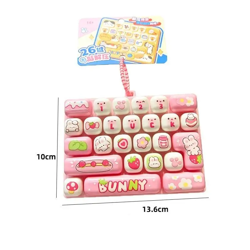 1Pcs Cute 26 Key Stress Reducing Keyboard Creative Mechanical Tool Popular