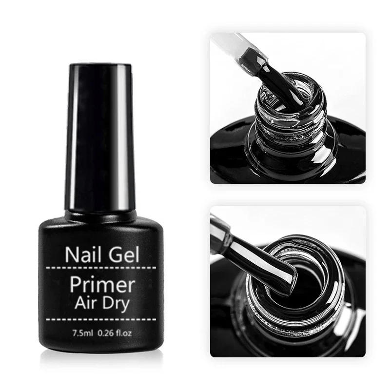 15Ml Acryl Zonder Zuur Primer Nail Art Set Met Basislaag En Top Coat Doorweekt Gel Nagellak Voor Nail Art Design Tool Kit