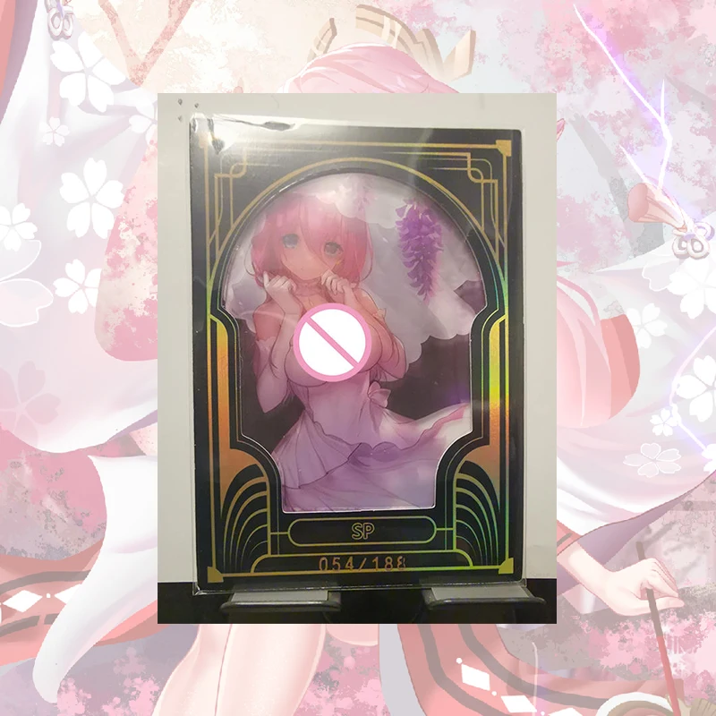 Anime Goddess Story SP EX Cards Megumin Rem Nakano Nino Yae Miko Raiden Shogun Shenhe Nahida Kamisato Ayaka Collectible Cards - view 2