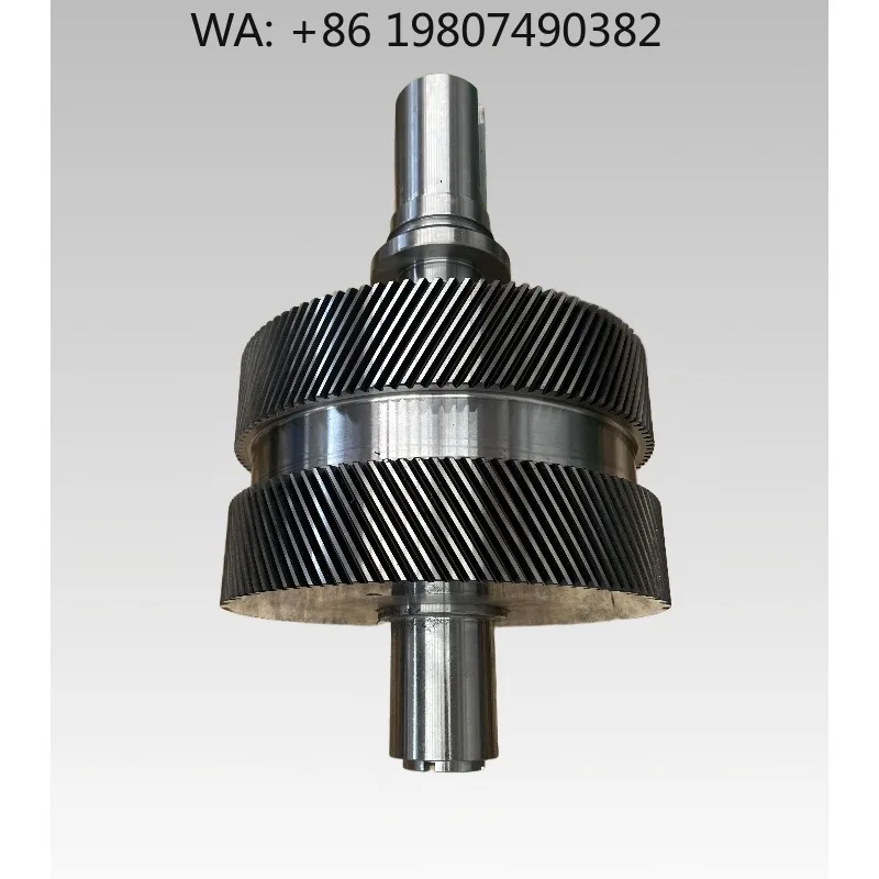 Non-standard CNC Machined Mining Gear Shaft, High Temp Alloy Drive Component, Wear Resistant Heavy Duty Spare Part for Mining In