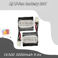 16500, lithium battery S9 1 S9 2, 9.6 mAh, used for RC cars, high-speed, 3000, 9115, 9116