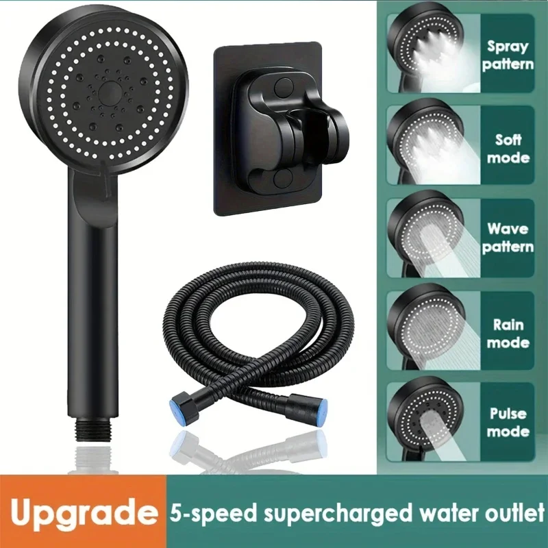 Bathroom Replete for Shower High Pressure Shower Head Turbo Shower Phone 5 Molds Saving ShowerHead Bathroom Accessories