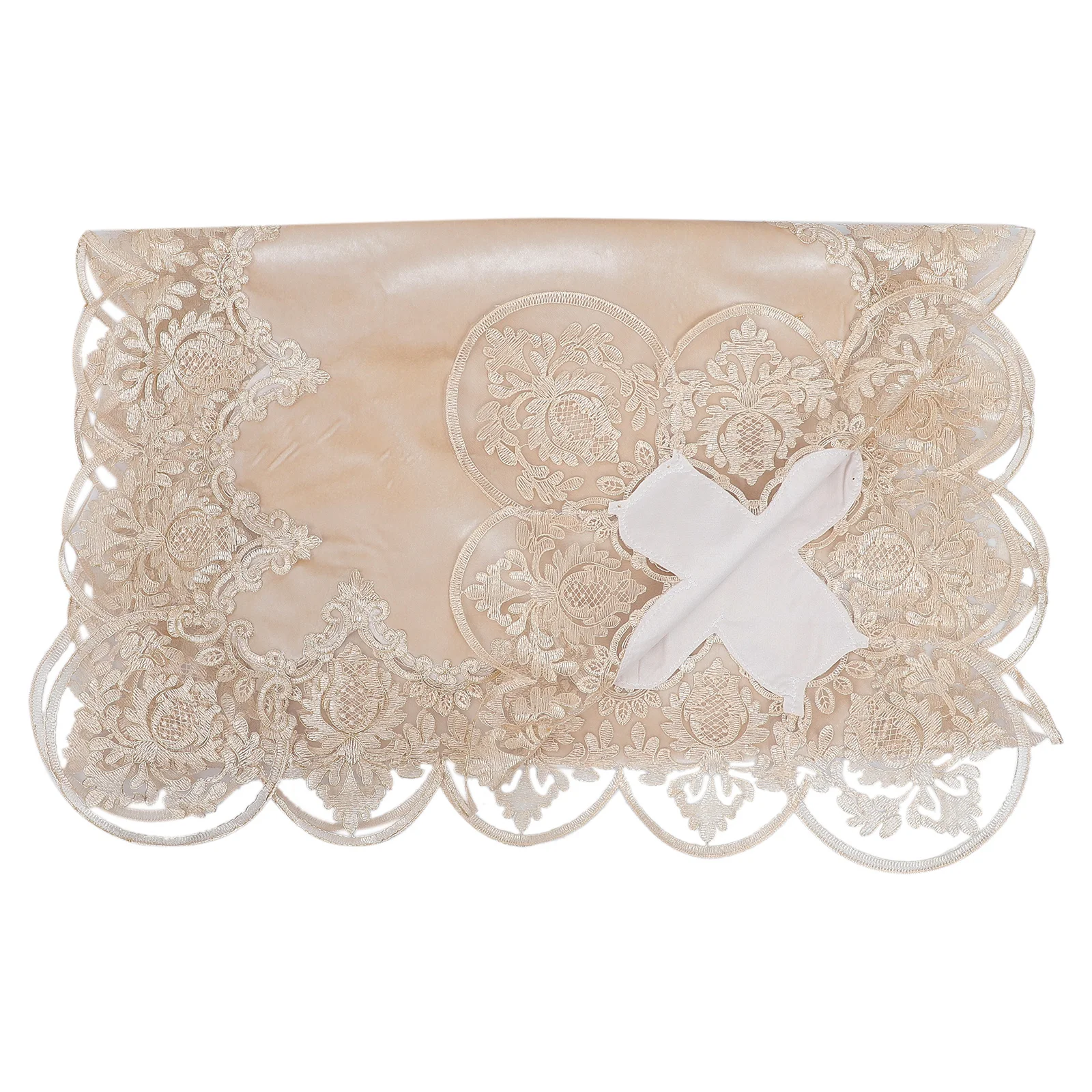 

Piano Decorative Cover Embroidered Handkerchief Half Cover Cloth Premium Material Easy to Store Piano Accessories