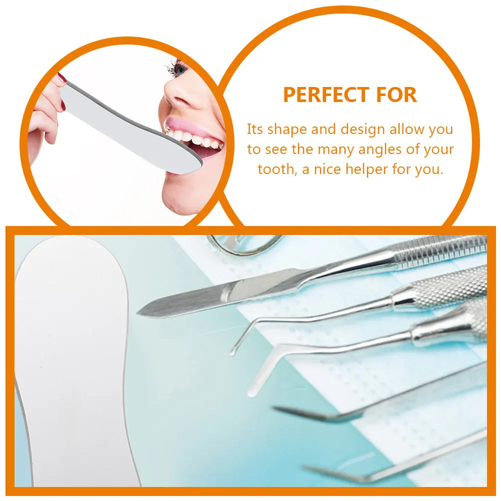 

2Pcs Professional Teeth Mirror Premium Glass Dental Mirror for Accurate Oral Examination Lightweight Handheld