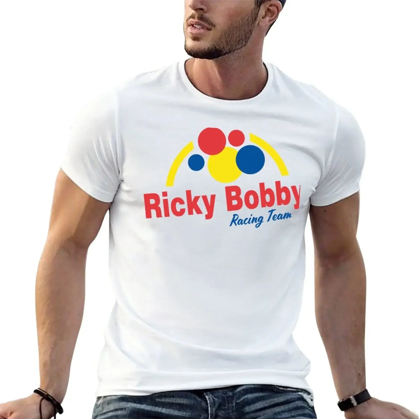 

Ricky Bobby Racing Team - Talladega Nights T-Shirt anime clothes heavyweights black t shirts for men