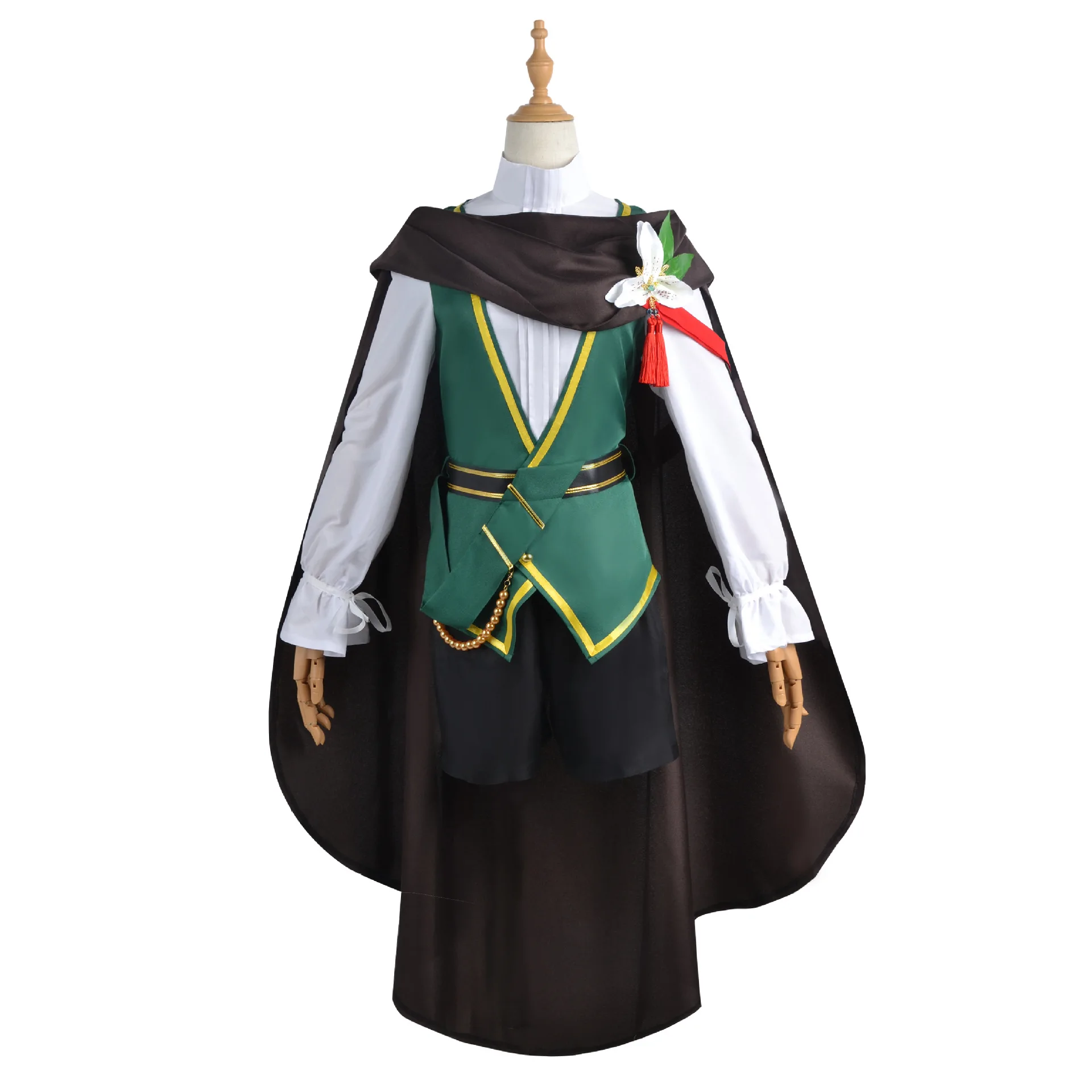 Venti Game Genshin Impact Cosplay Costume pour garçon, Barde sans nom, Costume de fête