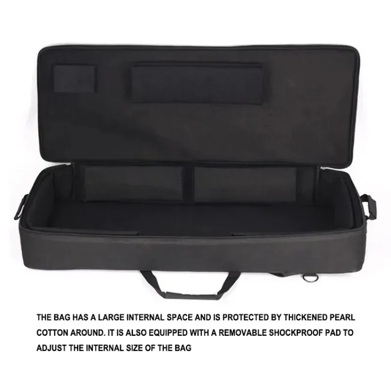 022 Crystal Music Instrument Bag Series, Super Thick Oxford Cloth Universal 61-key Electronic Piano Bag Keyboard Bag