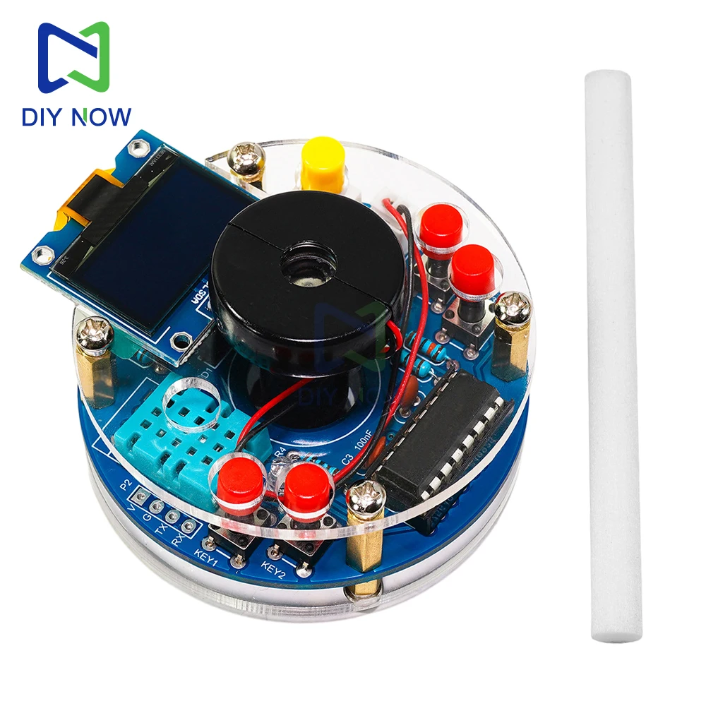 Electronic DIY Kit Oled Temperature and Humidity Spray Circuit Board Manufacturing Soldering Practice USB Humidifier Atomization