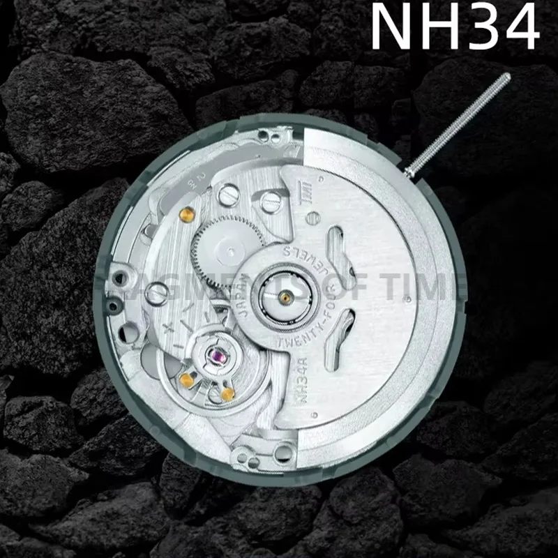 Japanese NH34 Movement New 24 PieceJewelry NH34a Date Watch Automatic Metal High-precision Winding