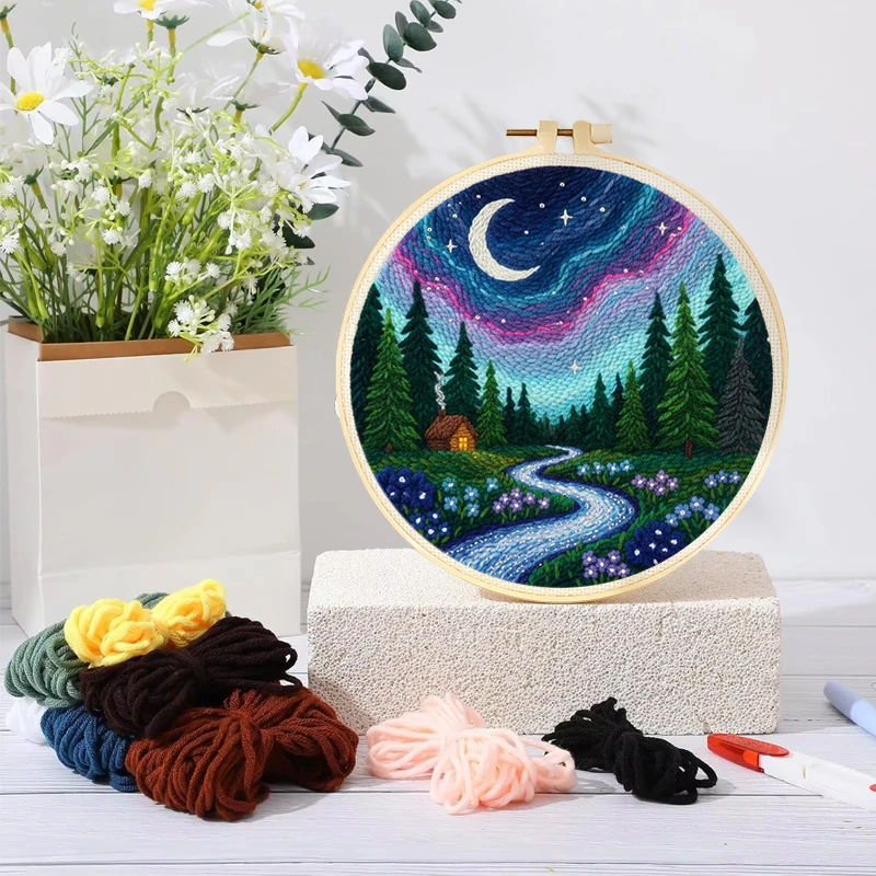 Kit de broderie Punch Needle,  - Art Craft Rabbit avis et prix
