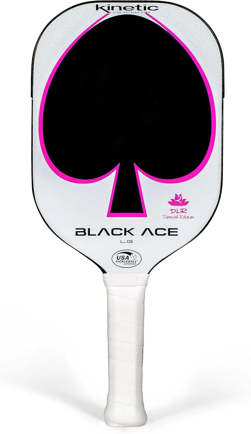 Black Ace-Pickleball Paddle with Toray 700 Carbon Fiber Face, Comfort Pro Grip, USAPA Approved