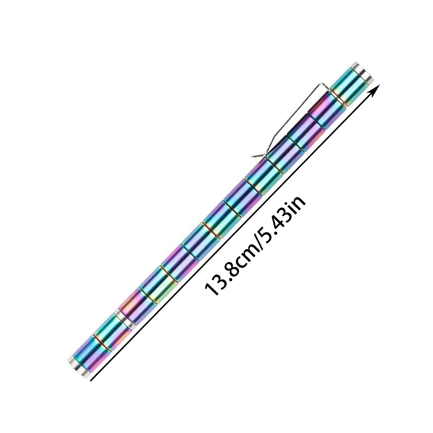 Caneta magnética criativa multifuncional para aliviar o estresse com tecnologia preta e caneta magnética versátil