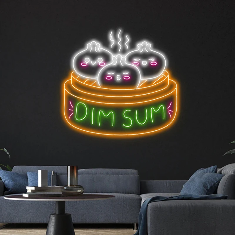 

Restaurant Neon Custom Signs LED Acrylic High Quality Neon Lights Personalized for Cafeteria Kitchen Dinner Party