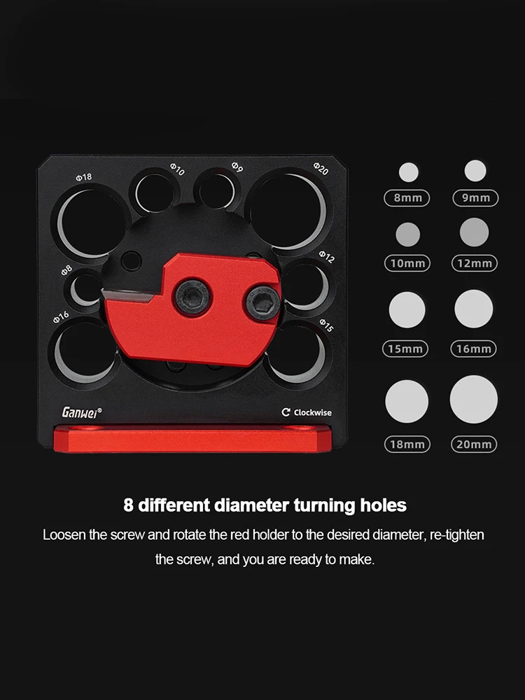 Regulowany frez do okrągłych prętów, drewnianych patyczków, metryczny 8mm-20mm, z ostrzem z węglika spiekanego, do produkcji kołków, narzędzie do obróbki drewna.