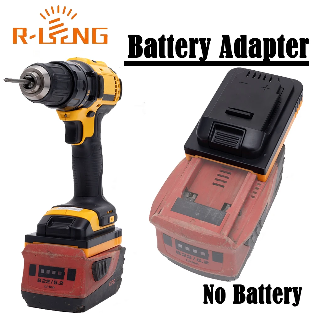 

Adapter Converter for HILTI B22 CPC Volt Lithium Battery to for DeWalt 18V Li-Ion Power Drill Tool Accessories(NO Battery )