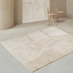 Japanese Minimalist  Living Room Decoration Plush Carpet Soft Rugs for Bedroom Lounge Rug Non-slip Fluffy Mat Large Area Carpets
