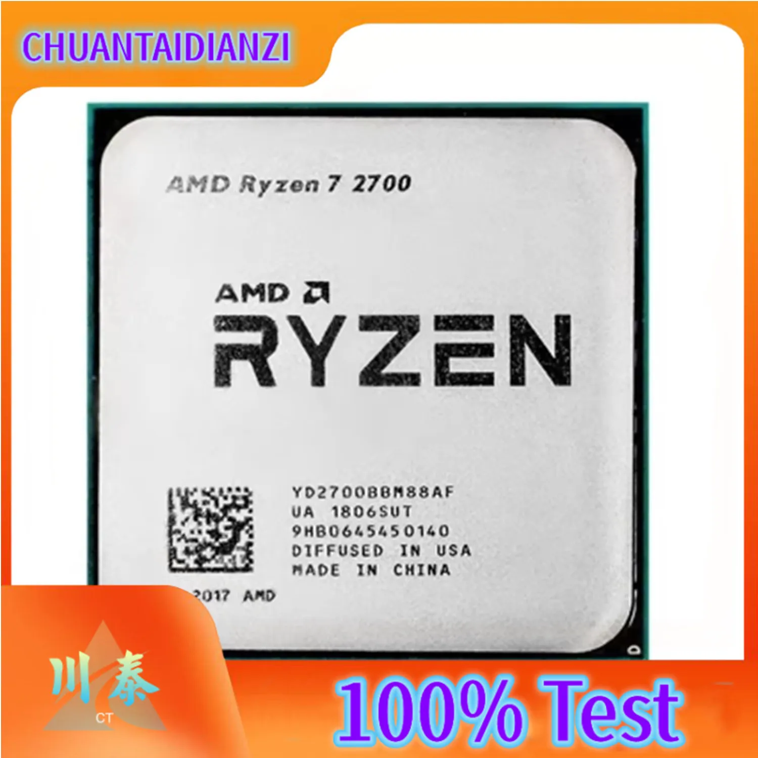 

Amd ryzen 7 2700 r7 2700 3.2ghz oito-núcleo dezesseis-thread processador cpu l3 = 16m 65w yd2700bbm88af soquete am4