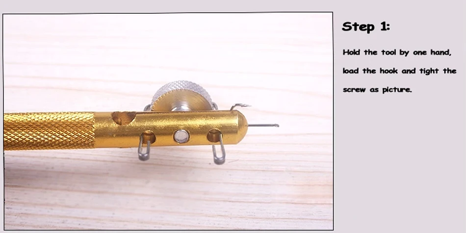 Topranc 1 Stück Aluminiumlegierung Schnurknoter Angelhaken-Bindemaschine Knotenbindewerkzeug Hakenlöser Knotenbindewerkzeug – Detail 7