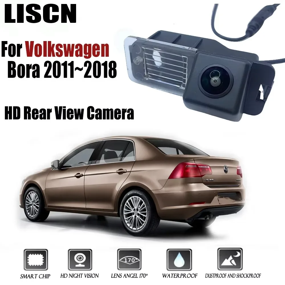 

For Volkswagen Bora 2011~2018 Rearview Camera CCD Night Vision Reverse Backup Camera/Rear View Camera license plat Camera