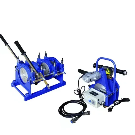 200mm 2 clamps manual plastic pipe welding machine butt fusion machine hdpe pipe pvc welder