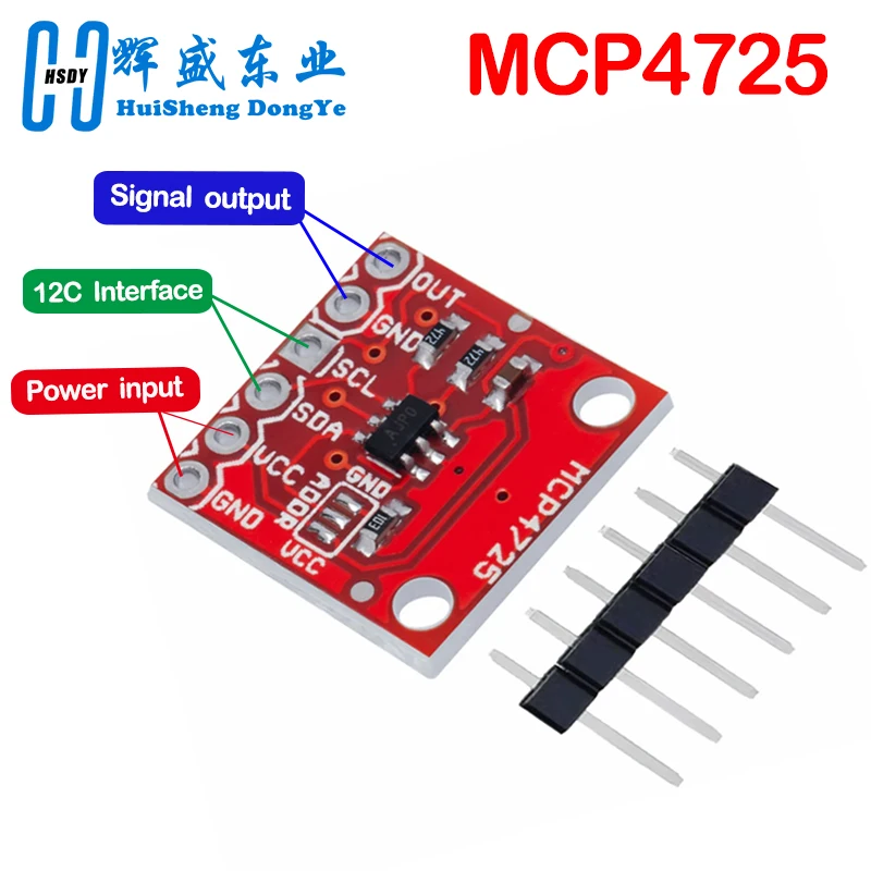 1pcs MCP4725 I2C DAC Breakout module development board