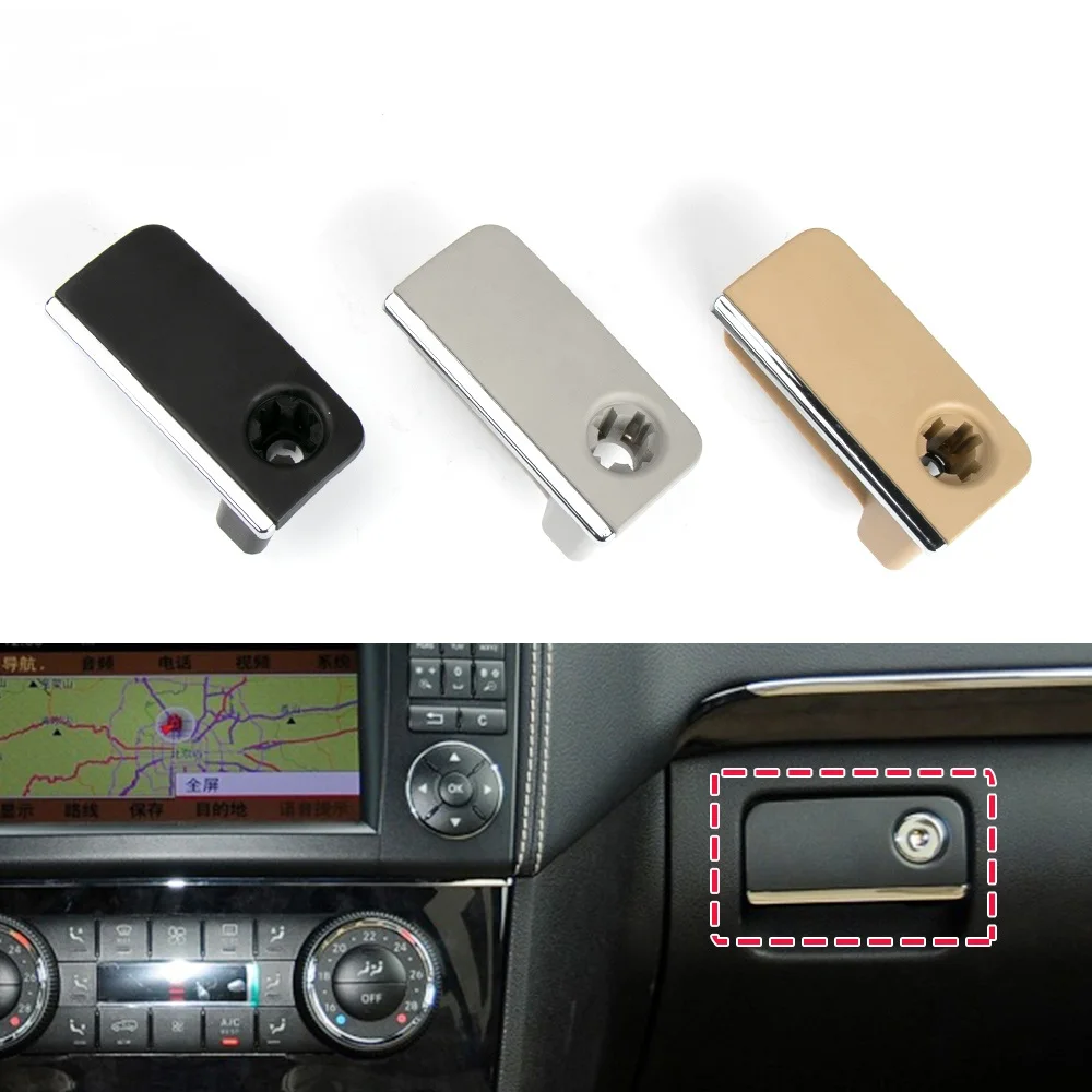 Glove Box Handle without Lock Cylinder Plastic Black Or Gray Or Beige For Mercedes W164 M-Class 2005-2009 1646800191