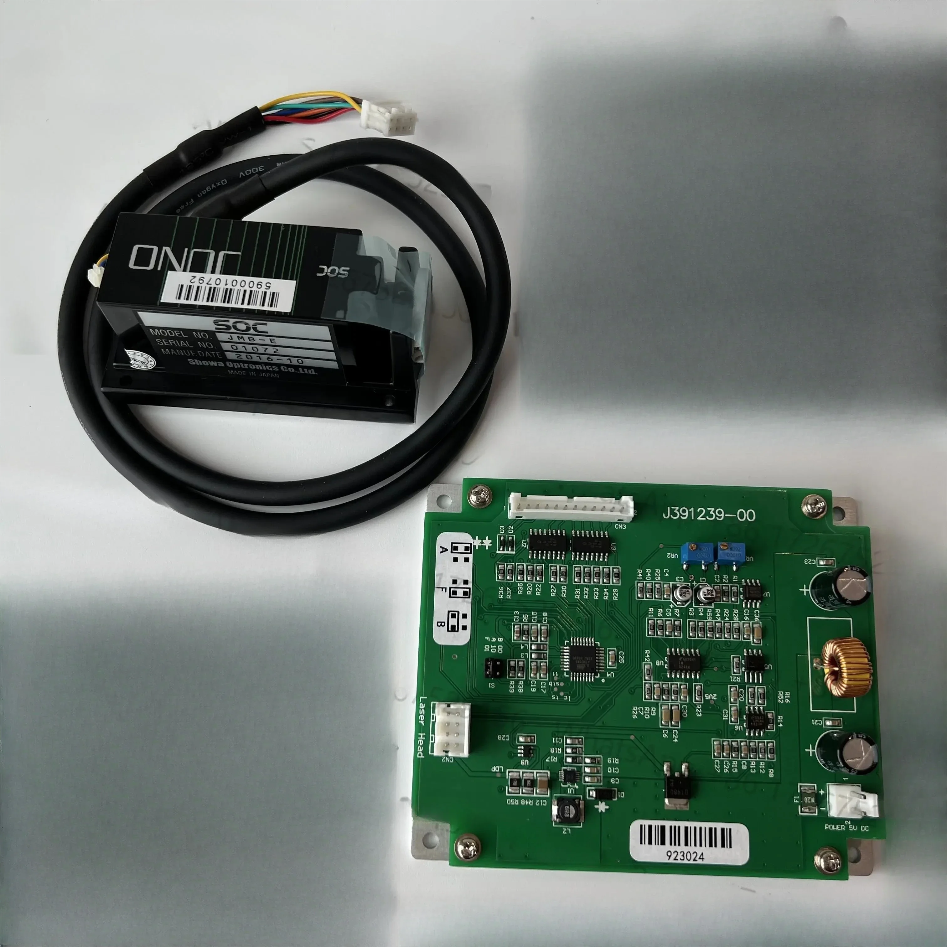 

Brand New Noritsu Green laser gun Juno with A/B/F type Driver PCB for QSS 3201/3202/3203/3202s/3300/3301/3311/3501/3701/37