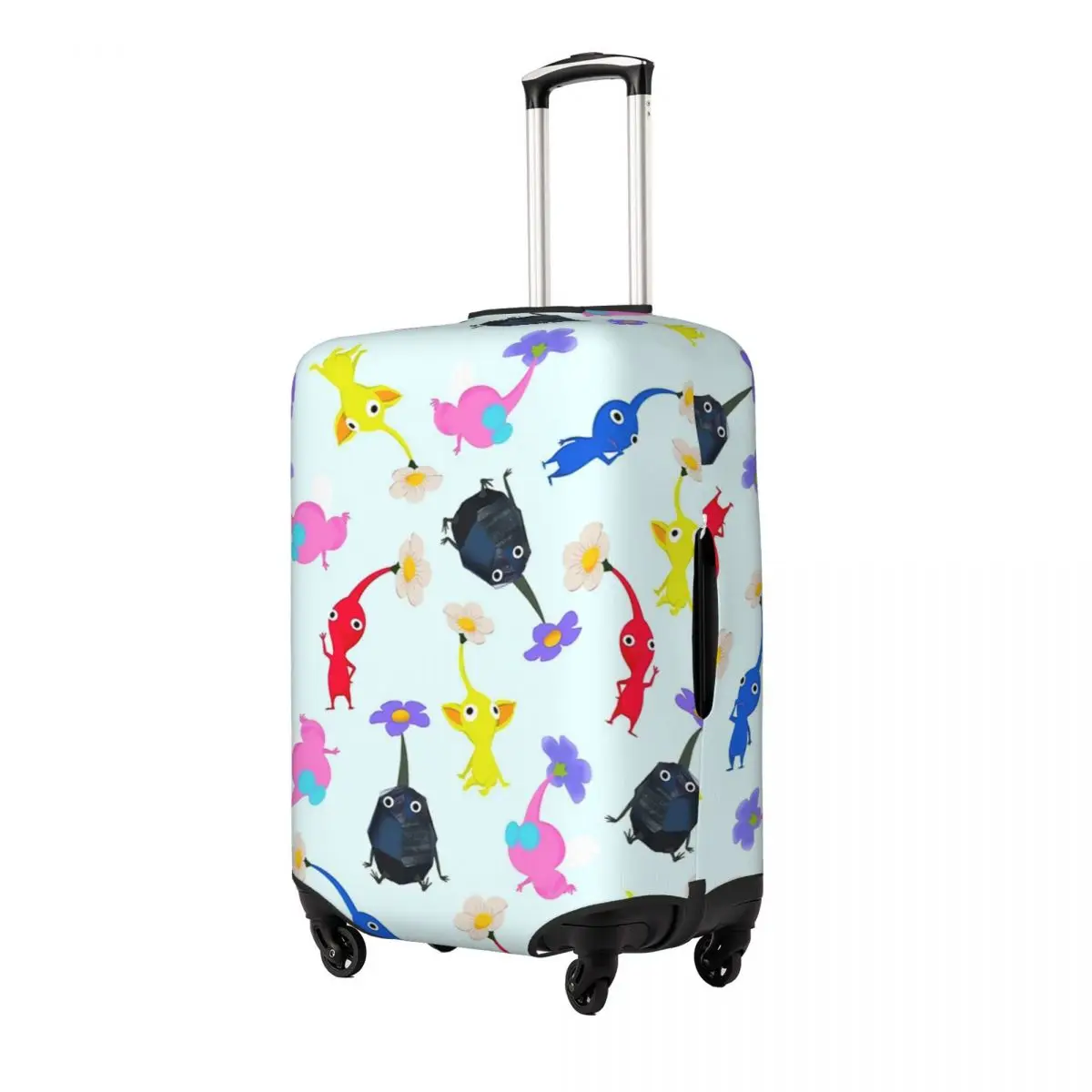 Pikmin Imprimir Bagagem Protetora Poeira Cobre Elastic Impermeável 18-32inch Suitcase Cover Viagem Acessórios