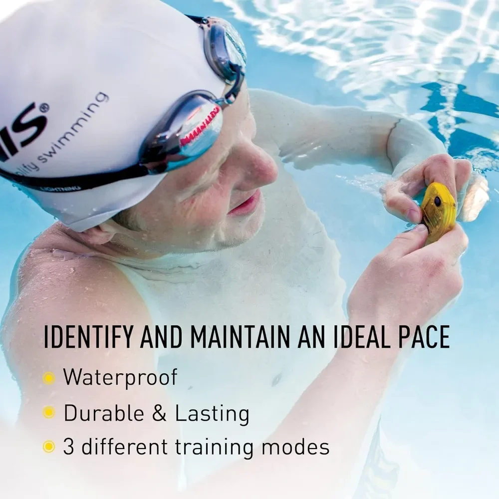 HOME.Tempo Trainer Pro - المسرع السباحة المسمع المقاوم للماء - تيمبو السكتة الدماغية القابل للتعديل - 3 أوضاع للتدريب
