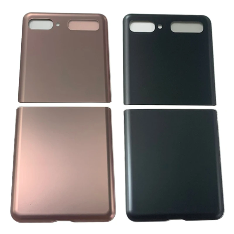 Rear Door Battery Cover Housing Case For Samsung Z Flip F700F Back Cover Repair Parts