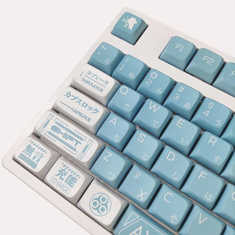 Cartoon Zero Machine Keycap 134 Keys Pbt Material Xda High Thermal Sublimation Five Sides Thermal Sublimation Anime Periphery