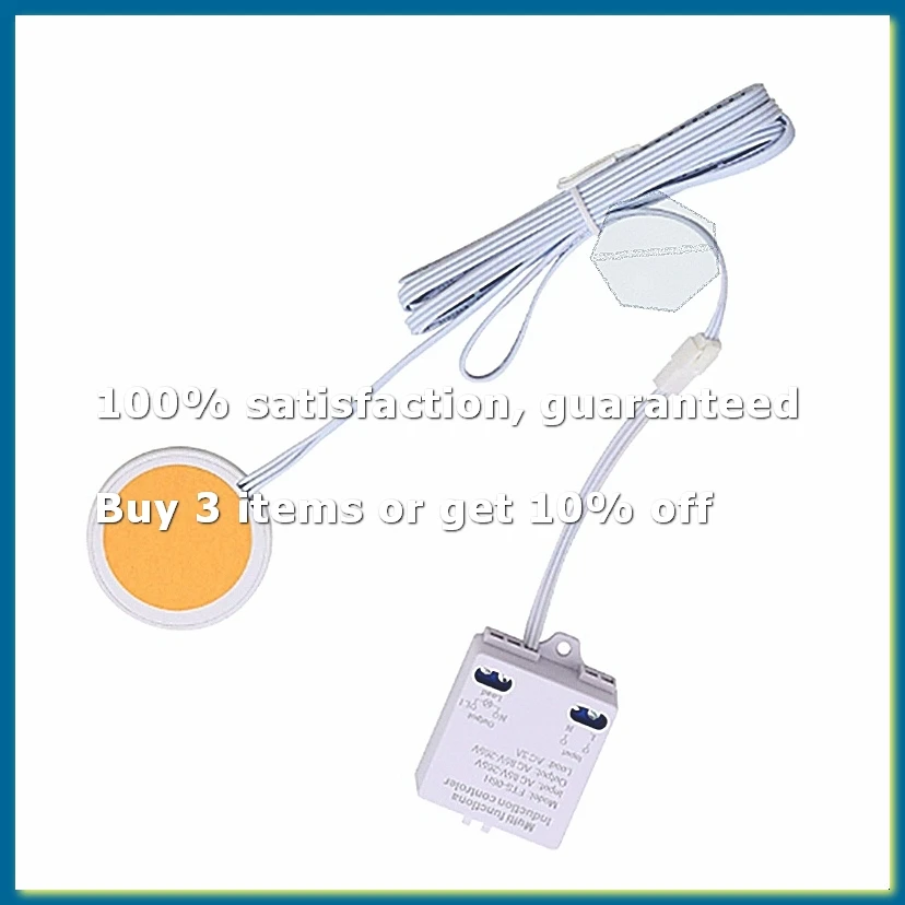 85V-265V AC LED Touch Switch , for Hidden Cabinet Installation, Can Penetrate 40MM Thickness Wood Touch Sensor-A32R