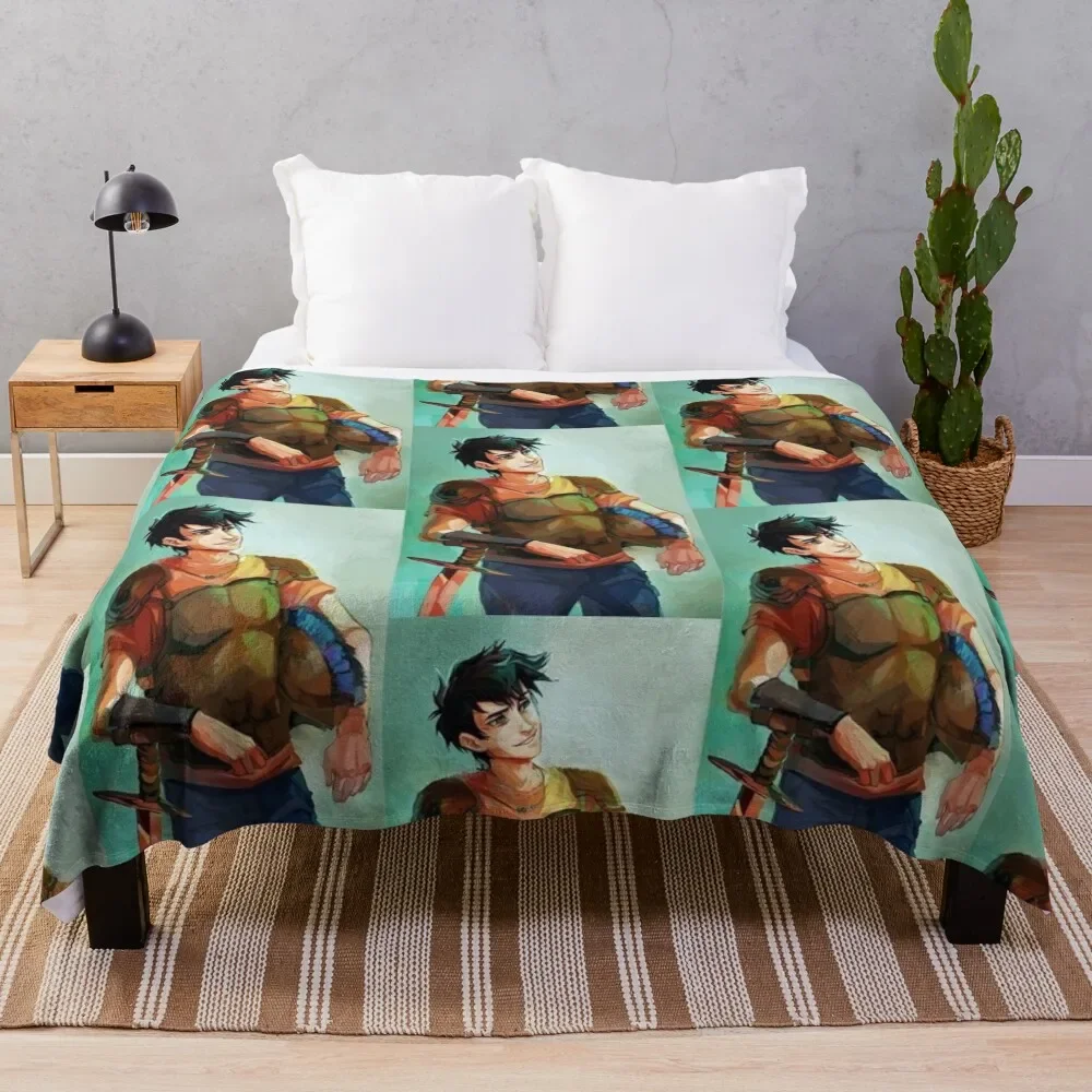 

Percy Jackson Throw Blanket Soft Plaid Blankets For Bed Heavy Blankets