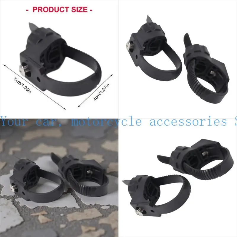 

31BC 2Pcs Mountain Bike Mudguard Reserved Hole Lower Side Rear Mudguard Tube Hoop
